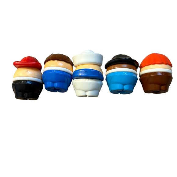Vintage Little Tikes Toddle Tots Little People Set Of 5 - Picture 7 of 7